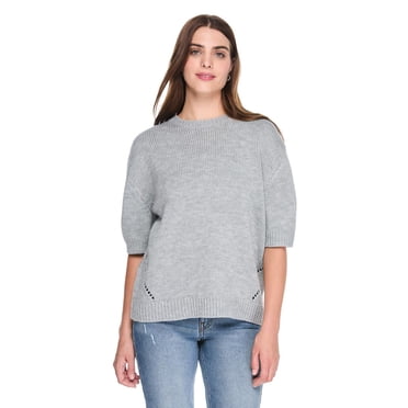 George Women's Short-Sleeve Oversized Sweater