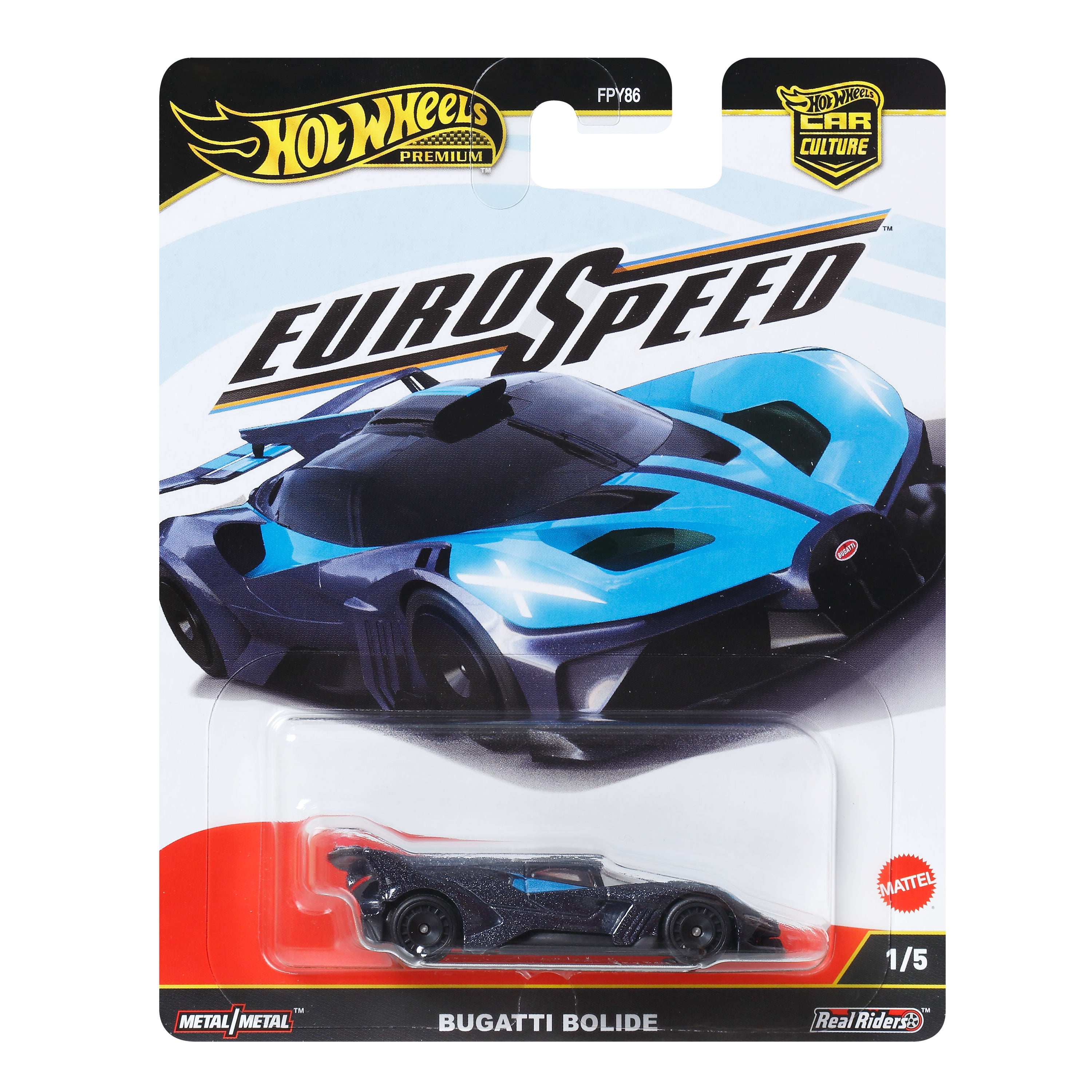 Hot Wheels Bugatti Bolide Véhicule Premium Car Culture échelle 1/64