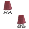 thumbnail image 3 of maskred recliner Replacement Fabric Waterproof Replacement Fabric Lawn Back Yard for Red Flower + Rope 160x43cm 2Set, 3 of 6