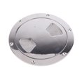 thumbnail image 2 of 316 Stainless Steel Boat Deck Round Plate Detachable Marine Inspection Hatch with Groove for Boat RV Access, 2 of 7