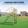 thumbnail image 3 of KFFKFF Softball and Baseball Rebound Net, 4 x 4.5 ft, Ideal for Pitch and Field Practice, Includes Pitching Target, Adjustable to 4 Positions, 3 of 9