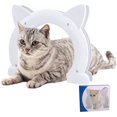 thumbnail image 3 of Porte pour Chat d'Intérieur, Porte Intérieure pour Chat Porte pour Animaux pour Chats d'Intérieur Convient aux Chats jusqu'à 30 Lb, avec Vis d'Intérieur, s'Installe Facilement Porte d'Intérieur pour Chat Sans Rabat, 3 of 7