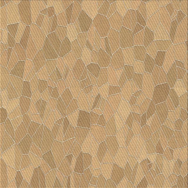 Ahgly Company Machine Washable Indoor Square Transitional Yellow Orange Area Rugs, 7' Square