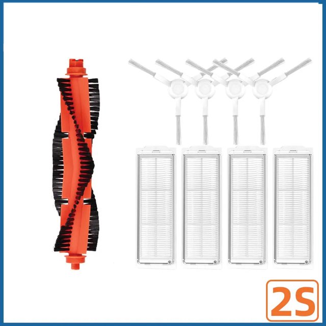 Compatible For Xiaomi Robot Vacuum S10 S12 B106GL Replacement Spare Parts Accessories Main Side Brush Hepa Filter Mop Cloth