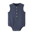 thumbnail image 2 of Birdeem 3-24 Months Jumpsuit Summer Gauze Thin Sleeveless Newborn Clothes Rompers, 2 of 12