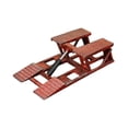 thumbnail image 3 of MERIGLARE Chariot Élévateur Modèle 1:64 Outil de Réparation Auto pour Atelier de Réparation Table de Sable Stationnements Rouge Vieux, 3 of 7