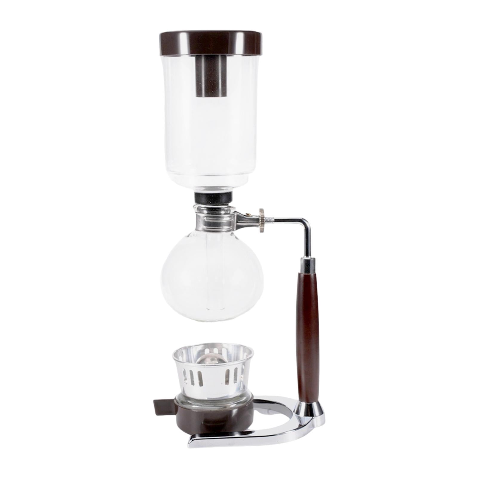 veasfak Siphon Coffee Maker Sturdy Coffee Brewer Elegant Vacuum for Home Cafe 500ML