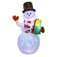 thumbnail image 1 of Amdohai Christmas Inflatable Air Model Inflatable Christmas Snowman Colorful Rotating Lamp Christmas Yard Decoration, 1 of 6