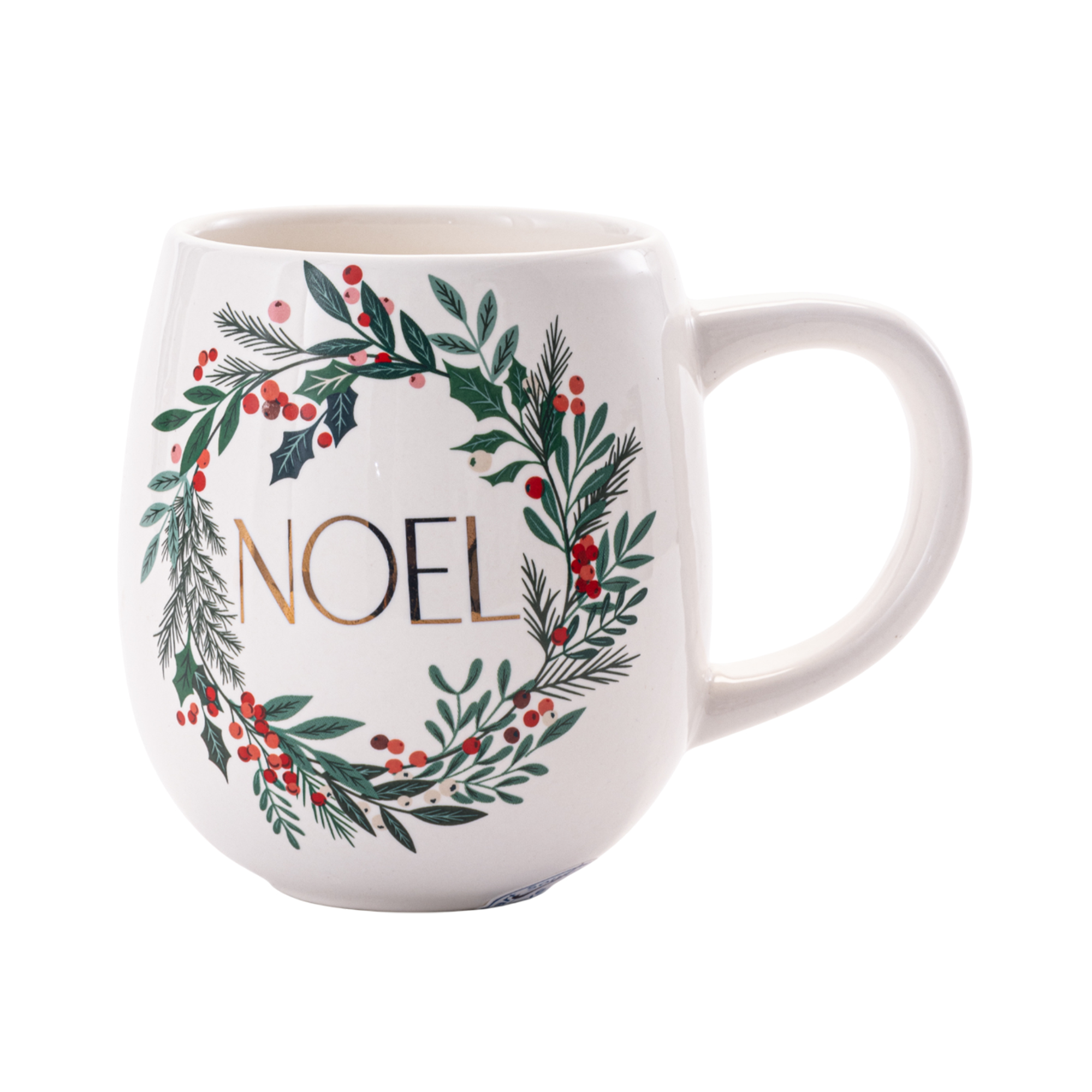Holiday Time Tasse en céramique avec décalcomanie, 14,5 oz, 1 pièce