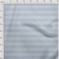 thumbnail image 3 of oneOone Tissu Popeline de Coton Imprimé Floral & Chevron au Mètre 56 Pouces de Large, 3 of 4