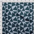 thumbnail image 3 of oneOone Tissu Polyester Lycra Rectangle & Triangle Imprimé Géométrique au Mètre 56 Pouces de Large, 3 of 4
