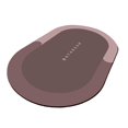 thumbnail image 1 of GROWTH TANK Super Absorbent Bathroom Rug Quick Dry Washable Diatomite Easy to Clean Bath Mat Oval, 1 of 7
