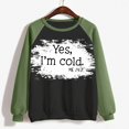 thumbnail image 4 of 2023 Mode pour Femmes Sweatshirt 50% de Réduction sur T-shirt Imprimé Long Manches Blouse Col Rond Casual Tops Sweatshirt, 4 of 5