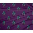 thumbnail image 4 of oneOone Polyester Lycra Feuilles & Imprimé Floral Bloc Tissu à Coudre BTY 56 Pouces de Large, 4 of 5