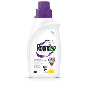 Roundup Super Concentrate Weed & Grass Killer, 1L Makes 51L, Kills to Root