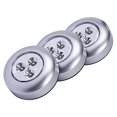 thumbnail image 2 of LIGHT IT! By Fulcrum, 30010-301 Stick-On Light, Silver, 3 Pack, 2 of 4