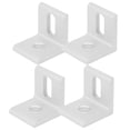 thumbnail image 2 of Right Angle Corner Bracket,  Metal Material L Shaped Brackets Easy To Install  For Wood Shelf 2020, 2 of 8