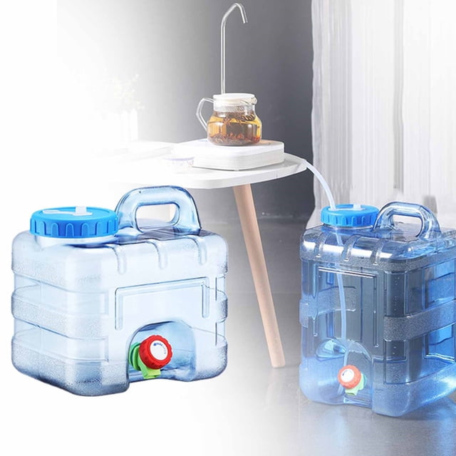 Camping Water Tank With Faucet Emergency Water Storage For Outdoor Camping Hiking