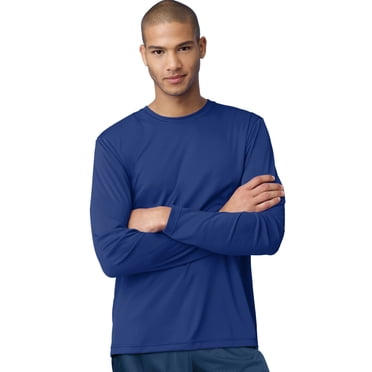 Hanes Cool DRI Performance Men`s Long-Sleeve T-Shirt - Best-Seller, 3X