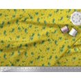 thumbnail image 2 of Soimoi Poly Georgette Fabric Leaf Leaves Fabric Prints by Yard 52 Inch Wide, 2 of 3