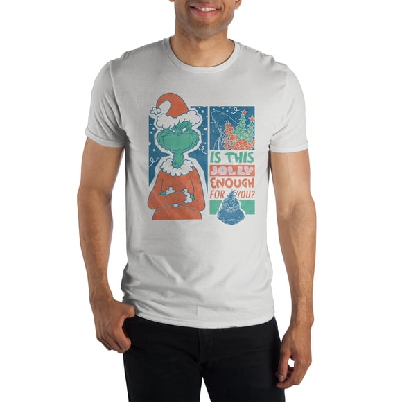 The Grinch Jolly Enough White T-Shirt