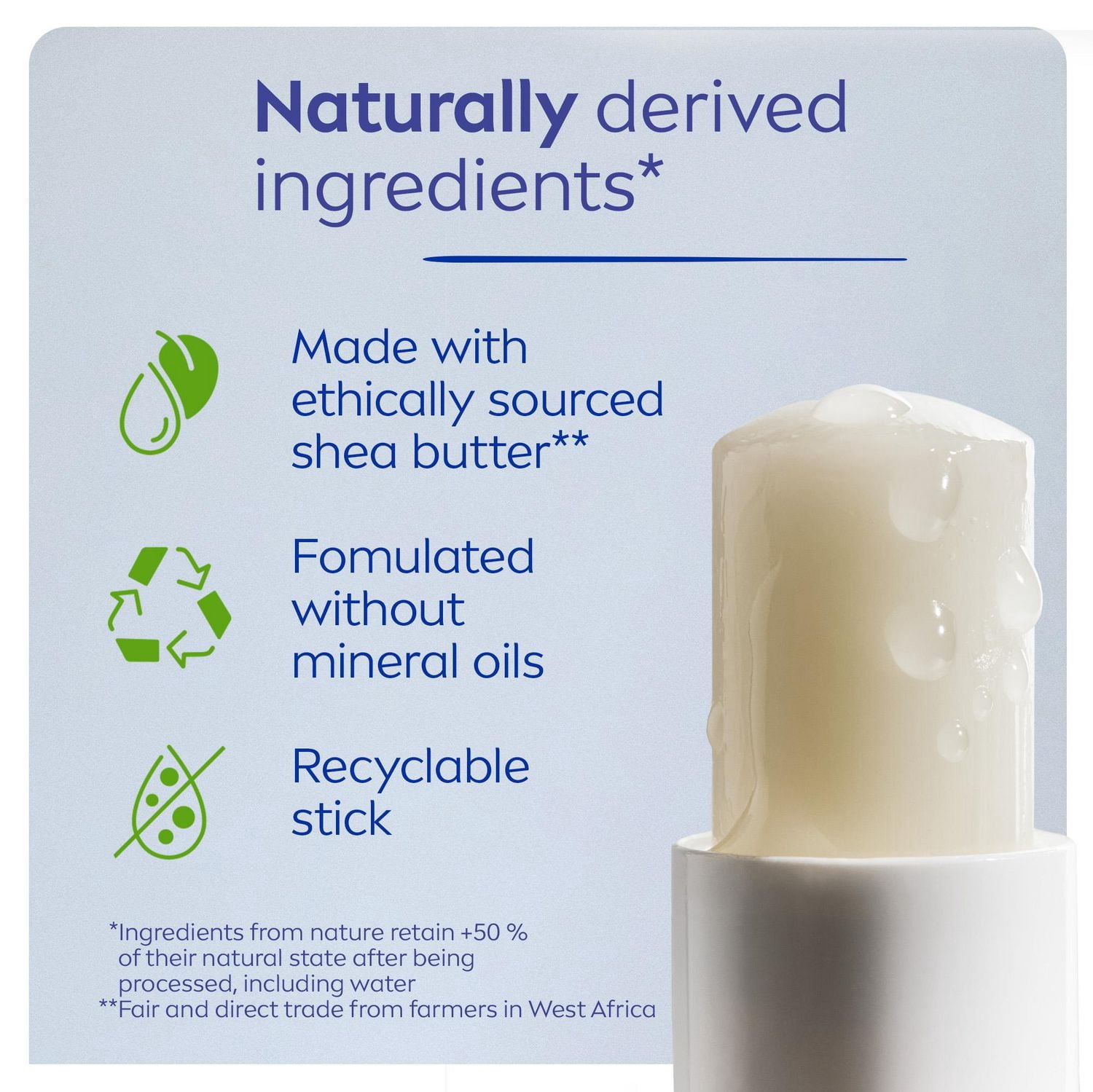 Baume à lèvres soins actifs NIVEA MEN, 24 heure d’hydration, enrichi en beurre de karité, non gras, sans résidu (2 x 4,8 g)