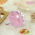 thumbnail image 4 of pitrice 12 Pieces Umbrella Shape Creative Candy Boxes for Halloween Party Favors Pink, 4 of 9