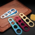 thumbnail image 3 of Huanglei Spaghetti Measuring Tool Stainless Steel Spaghetti Measurer Pasta Gadgets Quick Spaghetti Ruler Measurer Device 4 Serving Sizes To Measure Spaghetti For Kitchen, 3 of 5