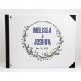 thumbnail image 3 of Darling Souvenir White Floral Wreath Printed Hardbound Cover Guestbook For Wedding Guest Sign In Book Registry-9 x 12 Inches, 3 of 5