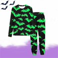 thumbnail image 2 of MKOSPLRT Pyjama d'Halloween pour Enfant 3-15 Ans Fantômes Citrouille Ensembles de Pyjama Chandails à Manches Longues Bas Resserré Pantalons de Jogging Pjs pour l'Automne et l'Hiver, 2 of 6