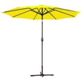 thumbnail image 1 of Jeco Parasol de Marché pour Patio en Aluminium de 9 Pi, Inclinable avec Manivelle, 1 of 1