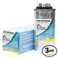 thumbnail image 1 of 3-Pack 40 / 5 MFD 440 Volt Dual Round Run Capacitor Replacement for GE 97F9838 - CAP-97F9838, UpStart Components Brand, 1 of 1
