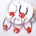 thumbnail image 4 of CBFFDC Pet Flower Bell Decor Necklace Luxury Rhinestone Pet Necklace Flower Bell Decor Adjustable Length Cat Puppy Accessories, 4 of 6