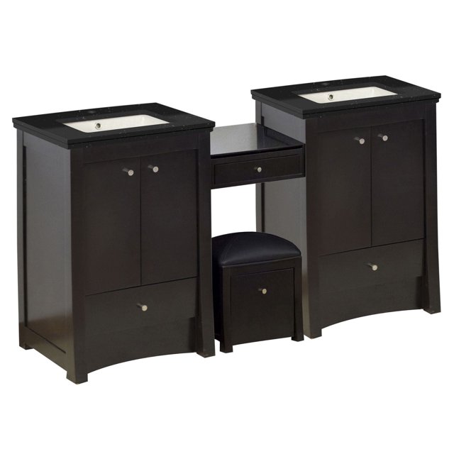 Imaginations Américaines 68.75 pouces W Vanity Set Noyer