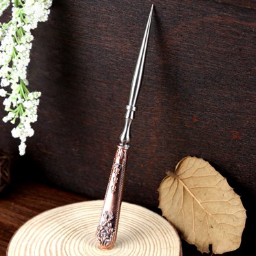 BUYISI 1 Pce Alêne de Couture Vintage de Haute Qualité pour Bricolage - Outil Essentiel pour Perforer le Bronze