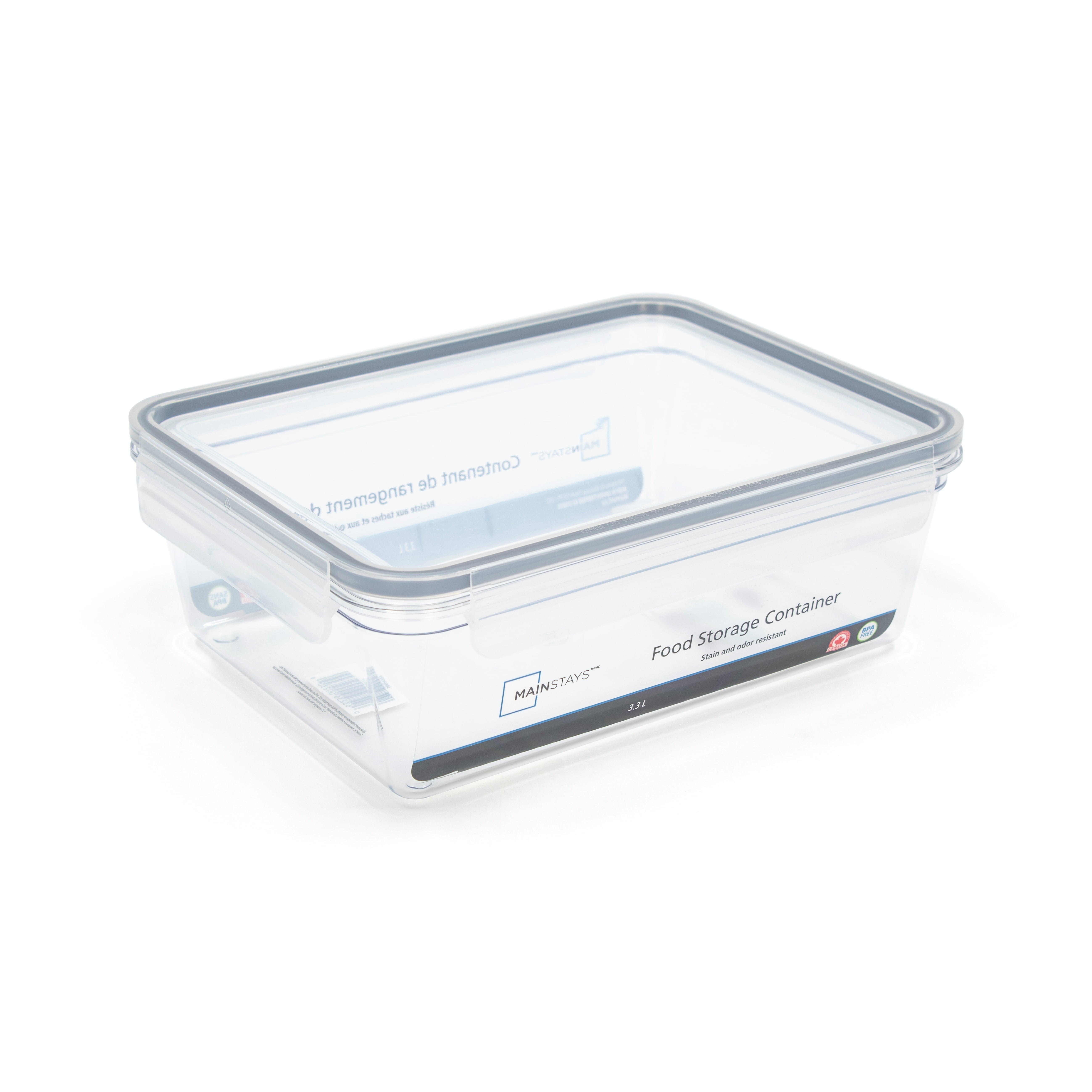 Mainstays 3.3L Rectangular Tritan Food Storage Container