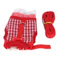 thumbnail image 3 of Small Pet  Vest Leash, Breathable Small Pet  Vest Durable Small Animal Traction Rope  Walking Vest Harness With  Buckle, 3 of 8
