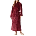 thumbnail image 1 of MeetoTime Women's Full Length Robe, Warm and Cozy Fleece Bathrobe, Unisex Man Woman Robe Loungewear, 1 of 6
