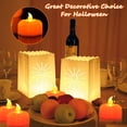 thumbnail image 4 of NAOJIE 12 Pack Pumpkin Tea Lights Fall Decorations,LED Orange Pumpkin Lights Flame Less Candles Battery Operated Halloween Pumpkins Flickering Candles for Thanksgiving Table Decor(A), 4 of 5