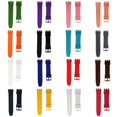 thumbnail image 3 of Baohd Versatile Silicone Watch Bands Watch Straps Replacement Rubber Wrist Band Navy Blue 20mm 1Set, 3 of 6