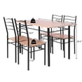thumbnail image 4 of Patiojoy 5 PCS Dining Table Set 4 Chairs MDF Metal Frame Kitchen Furniture, 4 of 9