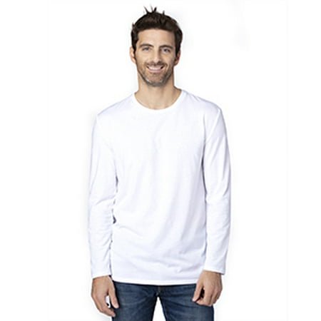 T-Shirt à Manches Longues pour Hommes - Blanc - L