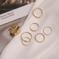 thumbnail image 3 of EGNMCR Rings 7pcs Fashion Retro Style Joint Ring Personalized Hip hop Design Ring Set Popular ring, 3 of 3