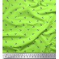 thumbnail image 1 of Soimoi Velvet Fabric Leaves & Buds Floral Print Sewing Fabric Yard 58 Inch Wide, 1 of 3