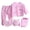 Rose, variante sur Tenue pour Nouveau-Né Fille 5 Pcs Ensemble Tenue Nouveau-Né Garçon Fille Manches Longues Hauts+chapeau+pantalon +bavette