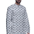 thumbnail image 3 of Atasi Designer Printed Summer Wear Long Kurta With White Pajama Set For Men, 3 of 3