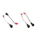 thumbnail image 1 of Miulika 4pcs Audio Stereo Speaker Wire Harness Connector Fit for Focus, 1 of 9