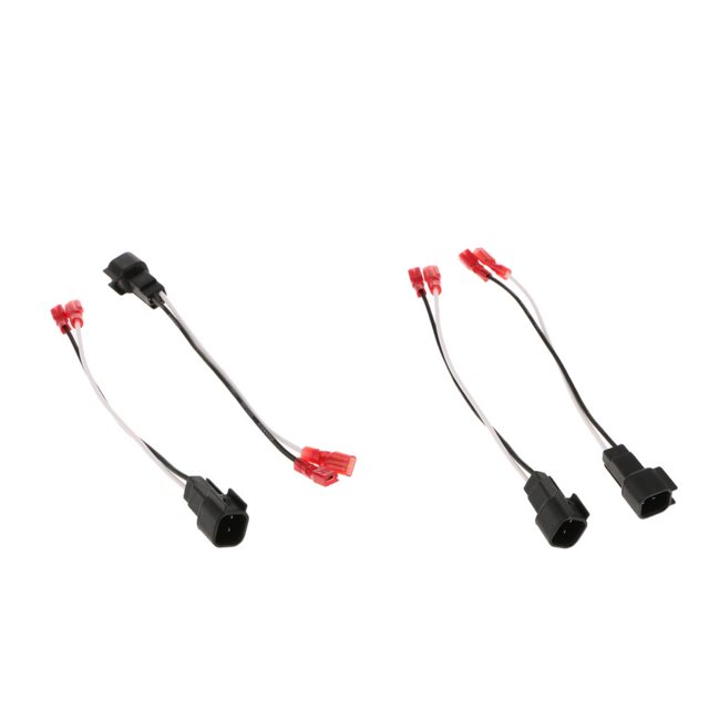 Miulika 4pcs Audio Stereo Speaker Wire Harness Connector Fit for Focus