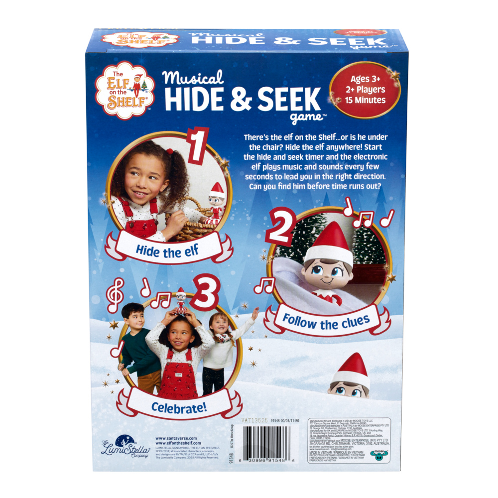 Cache-cache musical Elf on the Shelf