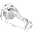 thumbnail image 3 of Vaidha Manual Stainless Steel Mini Juicer-Fruit Squeezer Grinder Kitchen Gadget, 3 of 7